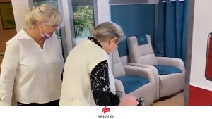 La fondation Swisslife a financé le wagon thérapeutique contre Alzheimer d'un établissement des Hauts-de-France.